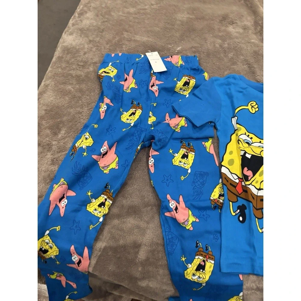 Sponge Bob Squarepants kids sz. 8 two pc. PJ set. Adorable, soft, NEW‎